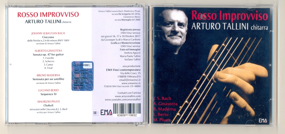 #Recensione di Rosso Improvviso di Arturo Tallini, EMA Vinci Records, 2018 su #neuguitars #blog