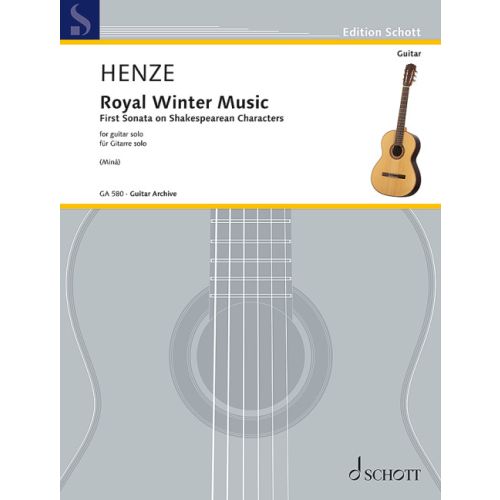 Royal Winter Music, a new edition by Marco Minà for Schott Music on #neuguitars #blog #Henze #MarcoMinà